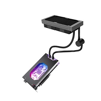360mm 240mm AIO GPU Cooler,Copper Water Cooling Kit, with Pump Fan 240MM for Zotac RTX 5080 AMP Extreme