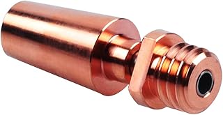 1piece 3D Printer All Metal Bimetal Heatbreak Copper Barrel Tube Throat High Temperature for Dragonfly BMS BMO Hotend