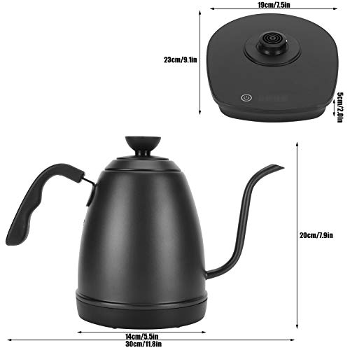 Chaleira de café elétrica, Chaleira de água elétrica Bollitor Caffe Pour Over Kettle Bollitor Collo