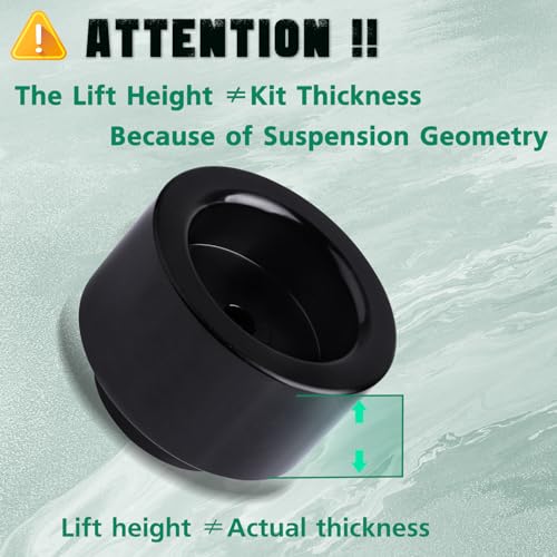 Image of SCITOO 2 inch Rear Leveling lift Kit 2001-2020 for Chevrolet Tahoe | Forged Strut Spacer 1978-2020 for Avalanche 1500 Suburban Trailblazer EXT for GMC Envoy XL Yukon for Hummer H2