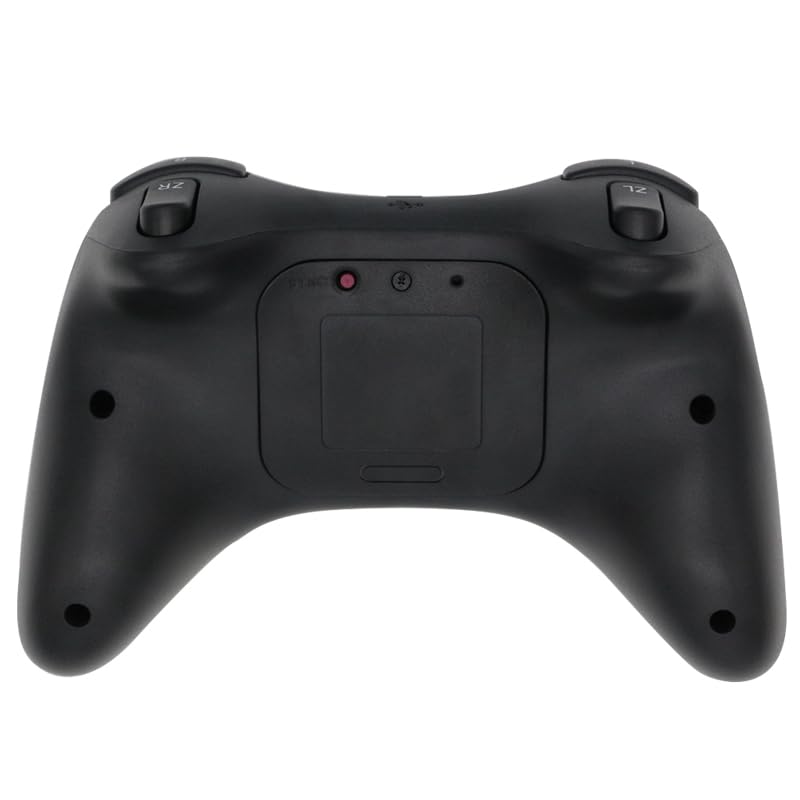 Image of linsuntop Wireless Pro Controller for Wii U Pro, Rechargeable Game Controller for Wii U with Charging Cable (black)