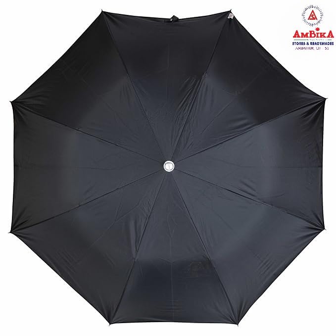 Image of AMBIKA STORES & READYMADES 2 Fold 25 Inch Umbrella for Men & Women | Wind & RainProof Umbrella | Compact Travel Umbrella for Women | Umbrella for Sun Protection, Home Use