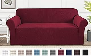 Jacquard Sofa Cover Stretch Elastic 1/2/3/ Large Seater Sofa Slipcover (Beige, 2 Seater)