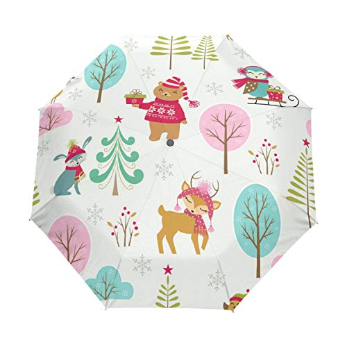 Mr.Lucien Adorable parapluie de voyage pliable et coupe-vent Cover