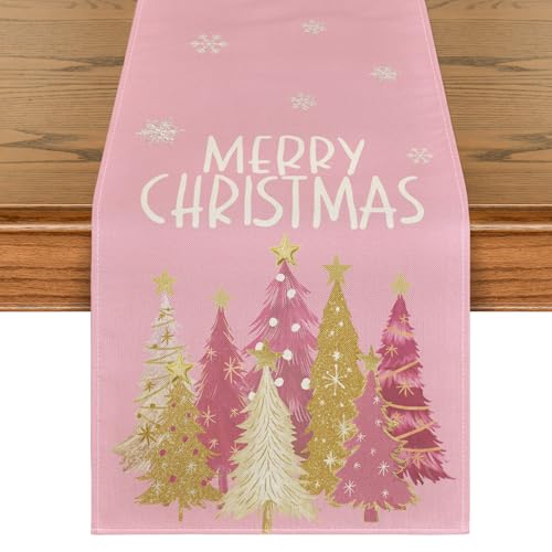 Artoid Mode Rosa Bäume Sterne Merry Christmas Weihnachten...