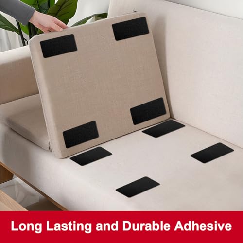 Image of 2x4 inch Hook and Loop Strips with Adhesive, Nylon Heavy Duty Hook and Loop Tape, Excellent Grip, Interlocking Tape,for Sewing, Crafting,DIY,Wall Adhesive Strips - 15 Sets