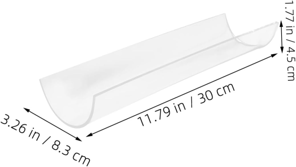 2 Pcs Acrylic U Shaped Cake Roll Mold for Easy Baking Versatile Kitchen Tool for Home Bakers and User Friendly Design for Roll Cakes and Desserts
