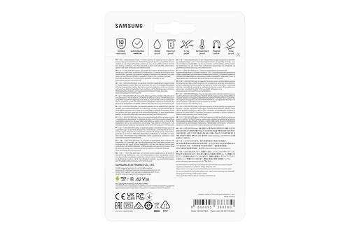 Samsung PRO Plus microSDXC™ UHS-I Card with Adapter, 1TB, tot 180&130MB/s Reads & Writes, C10, U3, V30, A2, Full HD & 4K UHD, for Android Smartphones, Tablets, GoPro and DJI Drone (MB-MD1T0SA)