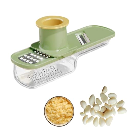 3in1 にんにくおろし器 おろし器 生姜 多機能 スライサー ガーリック グラインダー 野菜切り器 薬味おろし フルーツベジタブルカッター ニンニクつぶし器 ポータブル ジンジャーグレーター キッチンガジェット 持ち運び便利 調理ツール 時短調理に適用