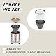 Zeegma ZONDER PRO ASH Trockensauger für Asche und Schutt, Industriestaubsauger 1600W, Edelstahlbehälter 20 L, HEPA-Filter, Ausblasfunktion Kabel 5 m