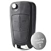 2 Buttons Car Key Fob Case For Vauxhall Zafira Opel Astra H Corsa D Signium Vectra C Aauxhall Corsa D Key Shell Cover Battery CR2032