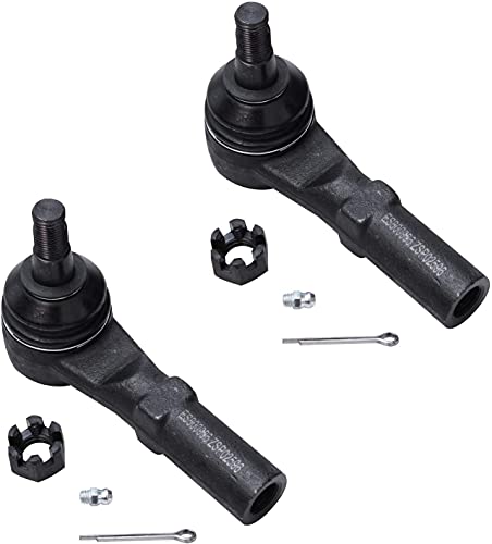Image of Detroit Axle - 6pc Front End Suspension Kit for Dodge Charger Challenger Chrysler 300, 2 Lower Rearward Control Arms, 4 Inner & Outer Tie Rods, 2 Sway Bar End Links Replacement