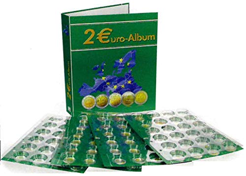 Álbum SAFE 8556 B3 Twin con hojas reforzadas para conservar monedas de 2 euros