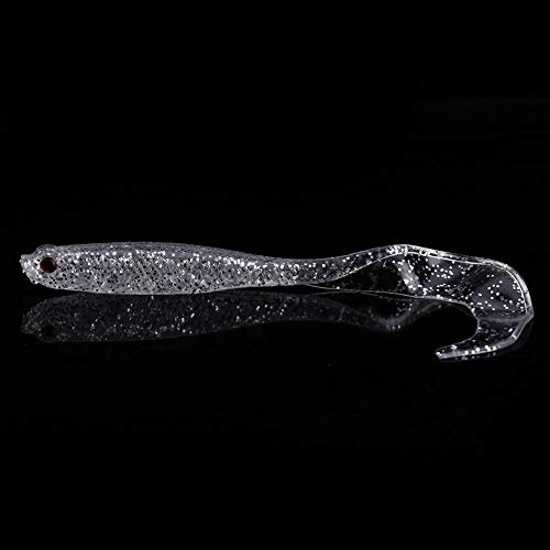 Alomejor-Schwanz-Fischkoeder-Weiche-Kuenstliche-Angelkoeder-Sea-Boat-Fishing-Lure-Geeignet-fuer-Sea-River-Lake-FishingSilber