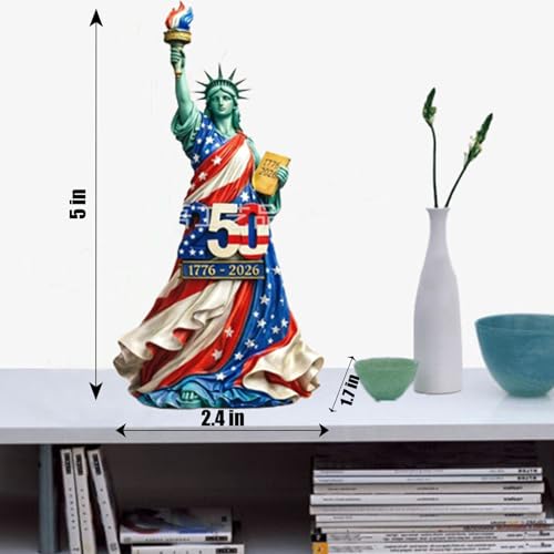 Estatua de la Libertad 250 Aniversario EE.UU. 5x2.4x1.7 in miniatura 4