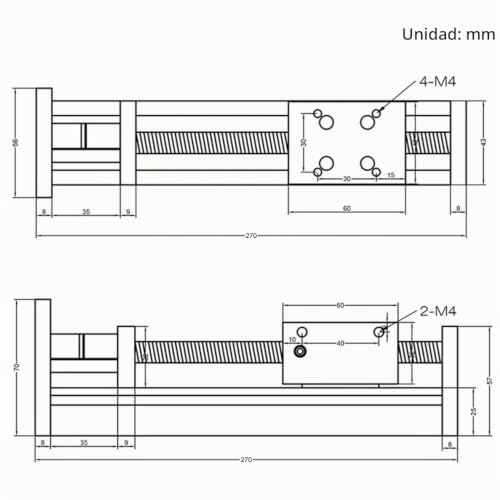 Mesa de actuador lineal de 150 mm: soluciona la pérdida de pasos en CNC 5