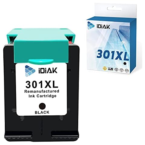 IDIAK 301 301XL Remanufactured Ink Cartridges Black Cover
