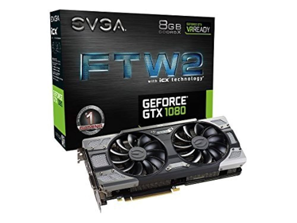 EVGA NVIDIA GTX 1080 グラフィックカード Amazon | EVGA GeForce GTX 1080 FTW2 GAMING, 8GB GDDR5X, iCX