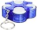Key Chain Coin Holder Organizer Assorted Colors (Blue)
