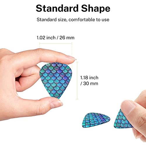 Mermaid Lot de 6 médiators pour guitare acoustique, guitare électrique, basse, ukulélé – fins, moyens et épais. - Les Beatles, Paul McCartney, John Lennon, RIngo Starr, George Harrison Mermaid Lot de 6 médiators pour guitare acoustique, guitare électrique, basse, ukulélé – fins, moyens et épais. – Image 8