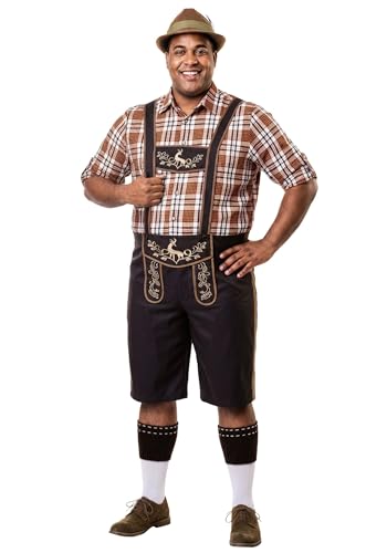 Costume de clous pour l'Oktoberfest homme grande taille pour vibrer au rythme bavarois