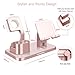BENTOBEN for 3-in-1 Charging Stand, Universal Charging Dock Station for Airpods 2/1 Apple Watch Series 6/5/4/3/2/1 iPhone 15 14 13 12 11 Pro SE XS Max XR X 8 7 6 Android Phone iPad Tablet, Rose Gold