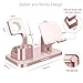 BENTOBEN 3-in-1 Charging Stand, Universal Charging Dock Station for Airpods 2/1 Apple Watch Series 6/5/4/3/2/1 iPhone 15 14 13 12 11 Pro SE XS Max XR X 8 7 6 Android Phone iPad Tablet, Rose Gold