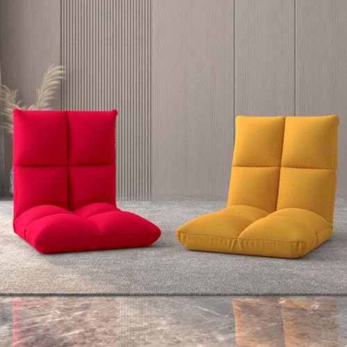 Fauteuil de sol pliable doté d'un dossier réglable 6 positions
