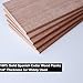 Woho 5 Pack Solid Spanish Cedar Wood Planks for DIY Cigar Humidor, 12