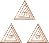 TREE MAISON CORONATING HOMES Copper Gaa Helix | 6 Inch | Energy Booster Vastu Remedy | Vastu Helix Remedy for Zone Correction | Zonal Placement - SE | Pack