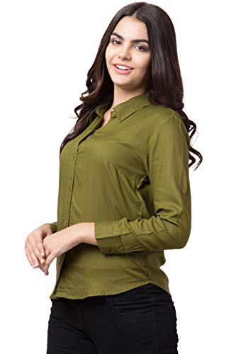 Image of FUNDAY FASHION Women's Rayon Blend Regular Fit Long Sleeve All Purpose Shirt