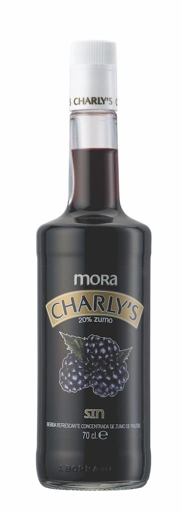 „Charly's Brombeere“, alkoholfreie Likör-Alternative, Erfrischungsgetränk mit Fruchtsaft. 0,7 L
