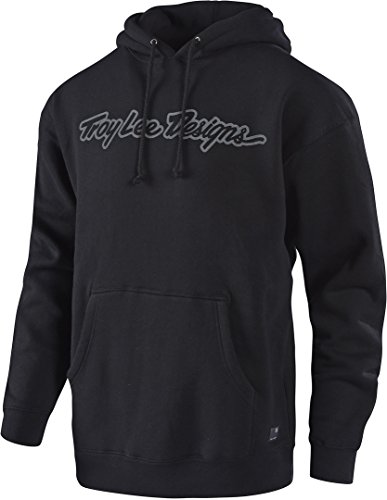 Troy Lee Designs Signature Hoody (Medium) (Black/Grey)