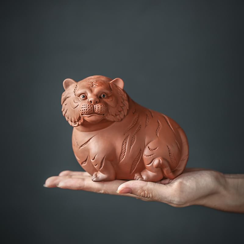 Amazon｜置物ティーペット 中国虎茶ペット 紫粘土茶ペット カンフー茶  