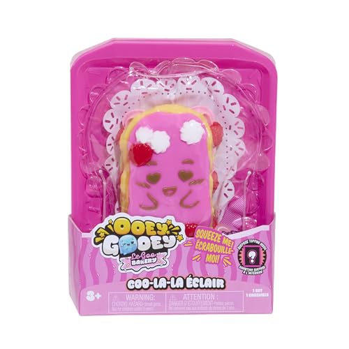 Just Play Ooey Gooey Le Goo Bakery Goo La La clair Set with Toppings Super Soft and Squishy Play Food Fidget and Sensory Toy for Kids Girls Boys Ages 3 and Up
