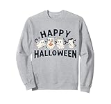 the boo crew cats | carino spettrale fantasma halloween - amanti dei gatti felpa