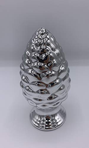 Hermann Bauer jun. Kollektion Deko-Pinienzapfen auf Fuß (Kleine Variante, 14 cm) Cover