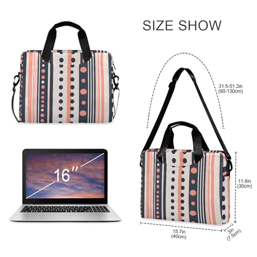 Maletín para portátil ALAZA 13-15.6 pulgadas Coral Gris miniatura 5