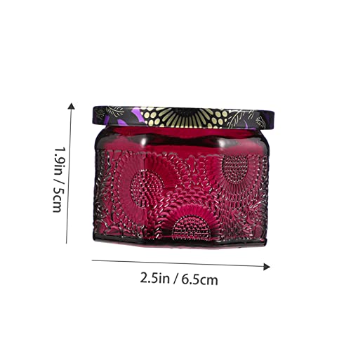 IWOWHERO 14pc Glass Candle Jar DIY Scented Tin Clear Storage Jar with Lid Home Decor Perfect for Parties