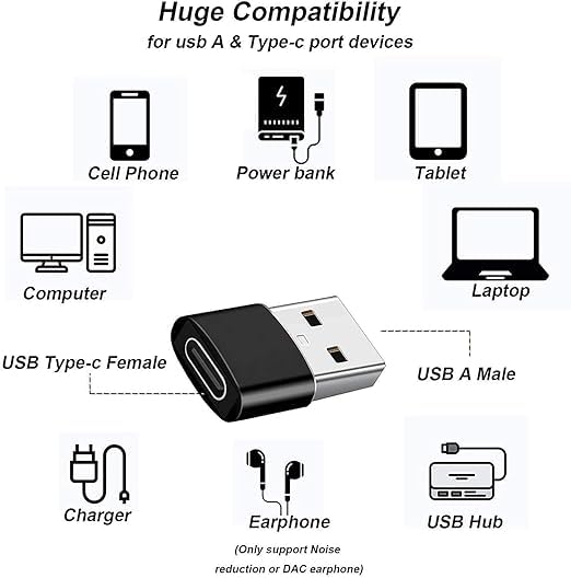 Image of USB 3.0 OTG to USB Type C Adapter Portable Peripherals High-Speed Data Transfer, Compatible and Works with Laptops, Tablets, Smartphone, Chargers and More Devices (1)