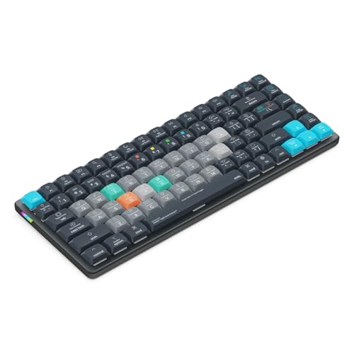 JCPAL Adobe Lightroom Keyboard • Dash Wireless Shortcut Keyboard for Mac and PC • Shortcut Hotkeys, Color-Coded Key Guide, Fully Customizable, Compact Low-Profile Design