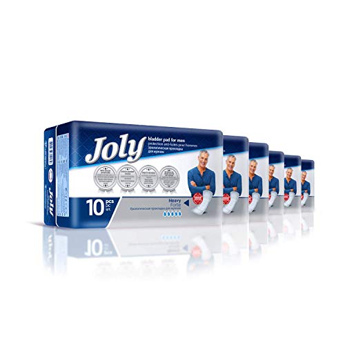 Abelsmann Joly - Compresas de incontinencia para hombre (6 unidades, contra la incontinencia e incontinencia)