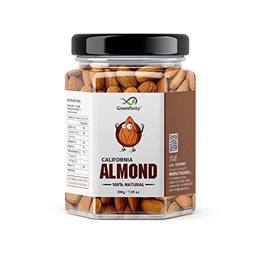 See full amazon price history chart for GreenFinity Fresh Almonds - 200g | Badam | Healthy and Tasty Dry Fruits Delicious Snacks Californian Almonds (Pack of 1) GreenFinity Fresh Almonds - 200g | Badam | Healthy and Tasty Dry Fruits Delicious Snacks Californian Almonds (Pack of 1) (B09F3P6B6G) Amazon Price History, Amazon Price Tracker