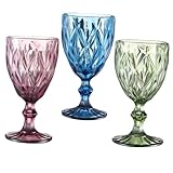 Verres à boissons - capacité modérée, peuvent des cocktails et d'autres boissons, vous donnent une bonne sensation d'utilisation, gobelets en verre coloré