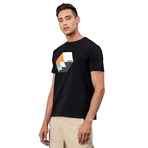 Image of Red Tape Round Neck Men's Cotton T-Shirt | Comfortable & Breathable