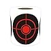Splatter Targets Stickers, 3-inch Self Adhesive Shooting Targets Paper, 250/roll, Highly Visible Instant Feedback Fluorescent Yellow Impact for BB Gun, Pellet Gun, Airsoft