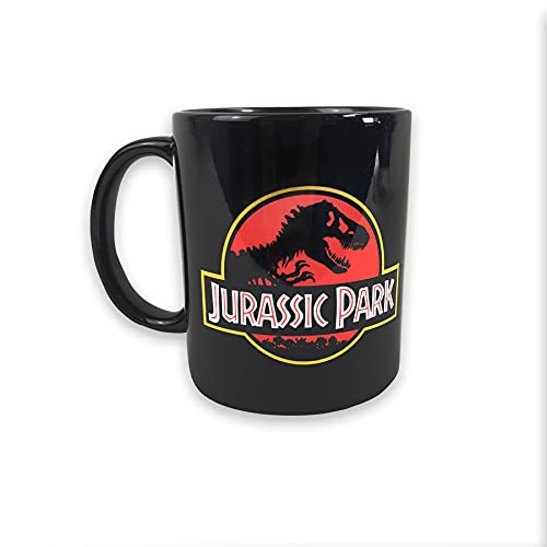 Pyramid International Jurassic Park Mug en céramique noire avec logo 325 ml