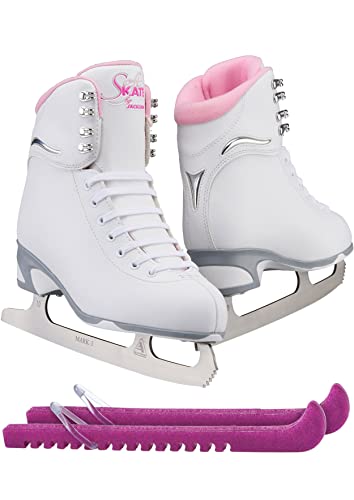 Jackson Ultima Finesse JS181 Figure Ice Skates for Women Bundle with...