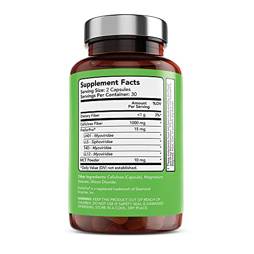 Vitamin Bounty Pro-50 Probiotics And Prebiotic Fiber Digestive Support - Prebiotics And Probiotics For Women And Men, Gut Probiotics, Probiotics For Digestive Health - Bundle #TOP3