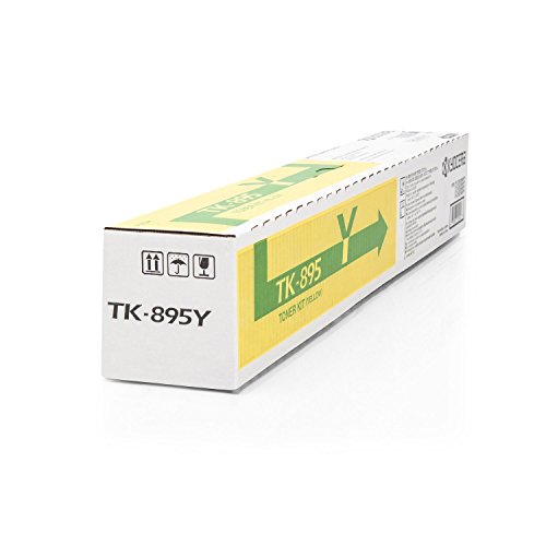 Toner Kyocera TK895Y Jaune Original pour Imprimante FS-C8520MFP
